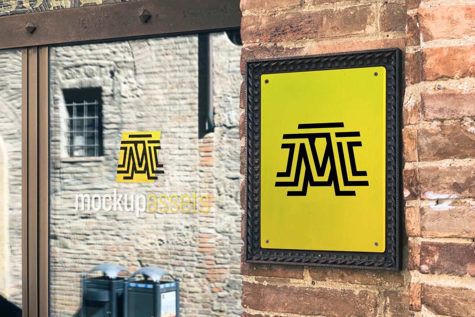 Storefront Logo Mockups & Windows Placements – Mockup Assets