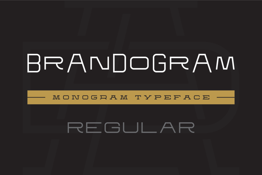Brandogram Monogram Typeface Regular Cover
