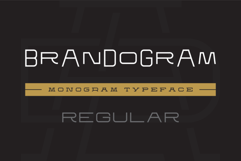 Brandogram Monogram Typeface Regular Cover